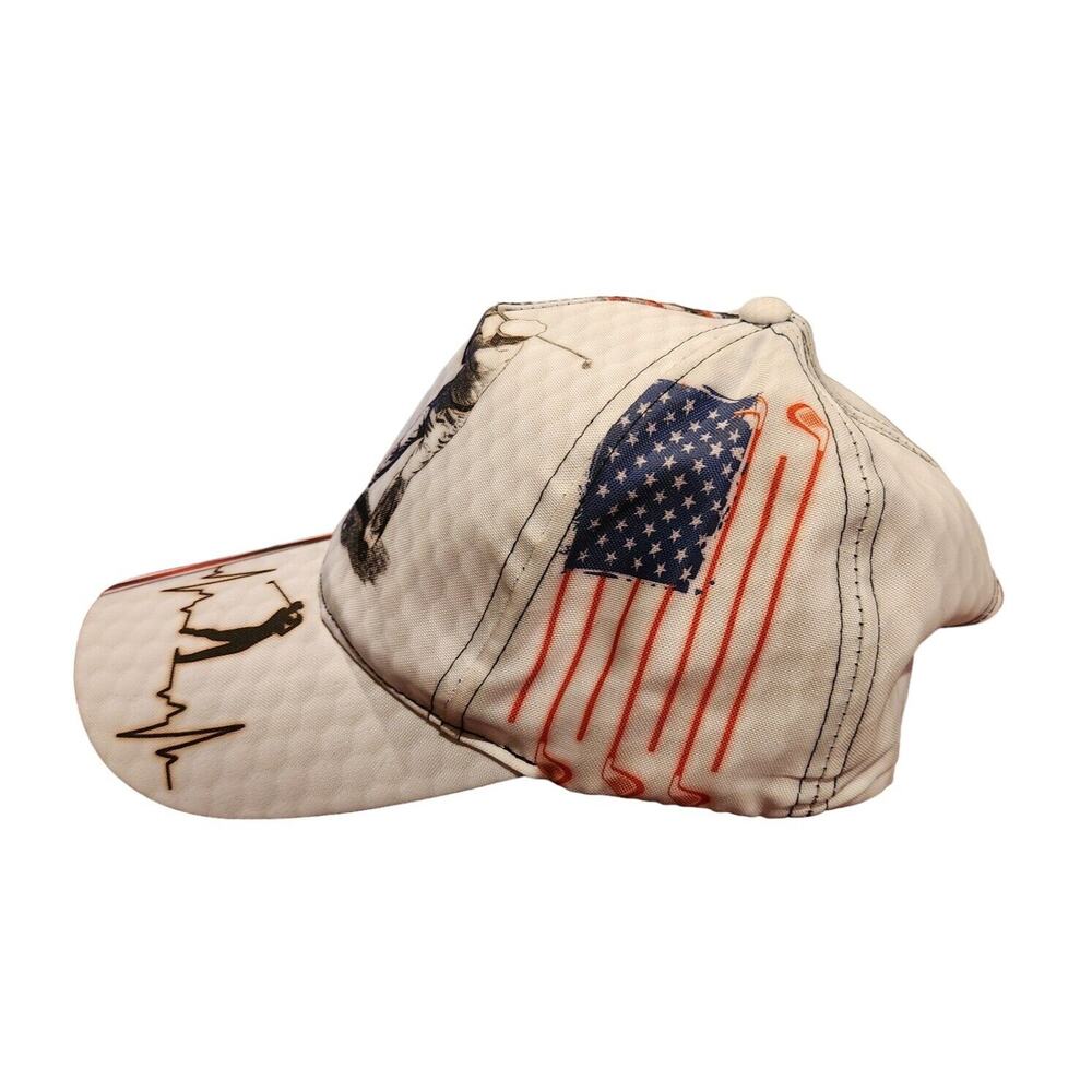 Patriotic GOLF Multi Color Hat Snapback Baseball Cap Worn Once - Picture 3 of 6